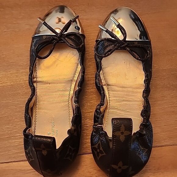 Authentic Louis Vuitton Flirty Ballerina Flats shoes Size 36 - Picture 1 of 7